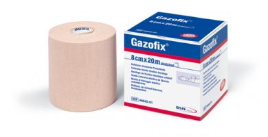 Gazofix color, kohäsive elastische Fixierbinde, latexfrei 