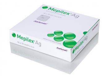 Mepilex Ag, steril für leichte bis mittelstarke Exsudation 10cmx10cm | 10