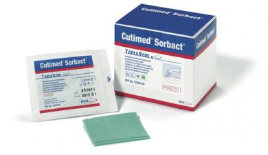 Cutimed Sorbact, Kompresse,antimikrobielle 
